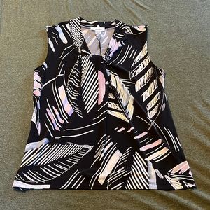 Black and purple Calvin Klein blouse